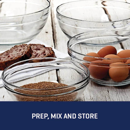 10 Piece Glass Mixing Bowl Set - Loft&Timber