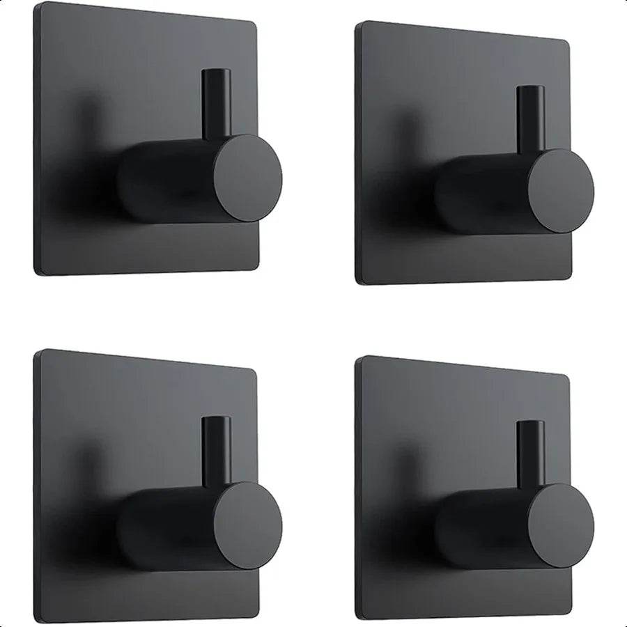 Black Wall Hooks Waterproof Stainless Steel - Loft&Timber