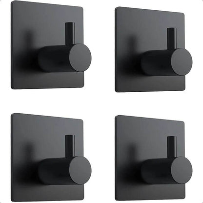 Black Wall Hooks Waterproof Stainless Steel - Loft&Timber
