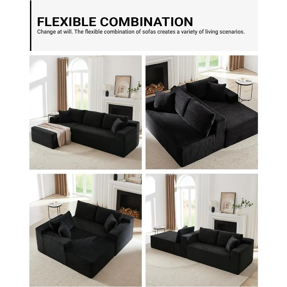 105" Cloud Sectional Couch - Loft&Timber