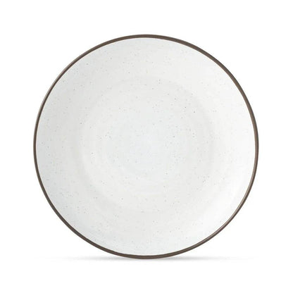 Ceramic Salad Plate Rustic Round Dinnerware