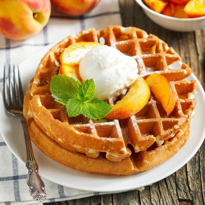 Nonstick Flip Waffle Iron 180-Degree Rotation - Loft&Timber