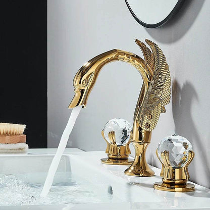 Wanmivezlo Gold Swan Basin Faucet - Loft&Timber