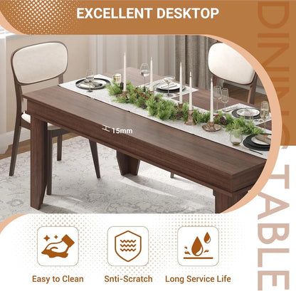 70" Farmhouse Dining Table Only - Loft&Timber