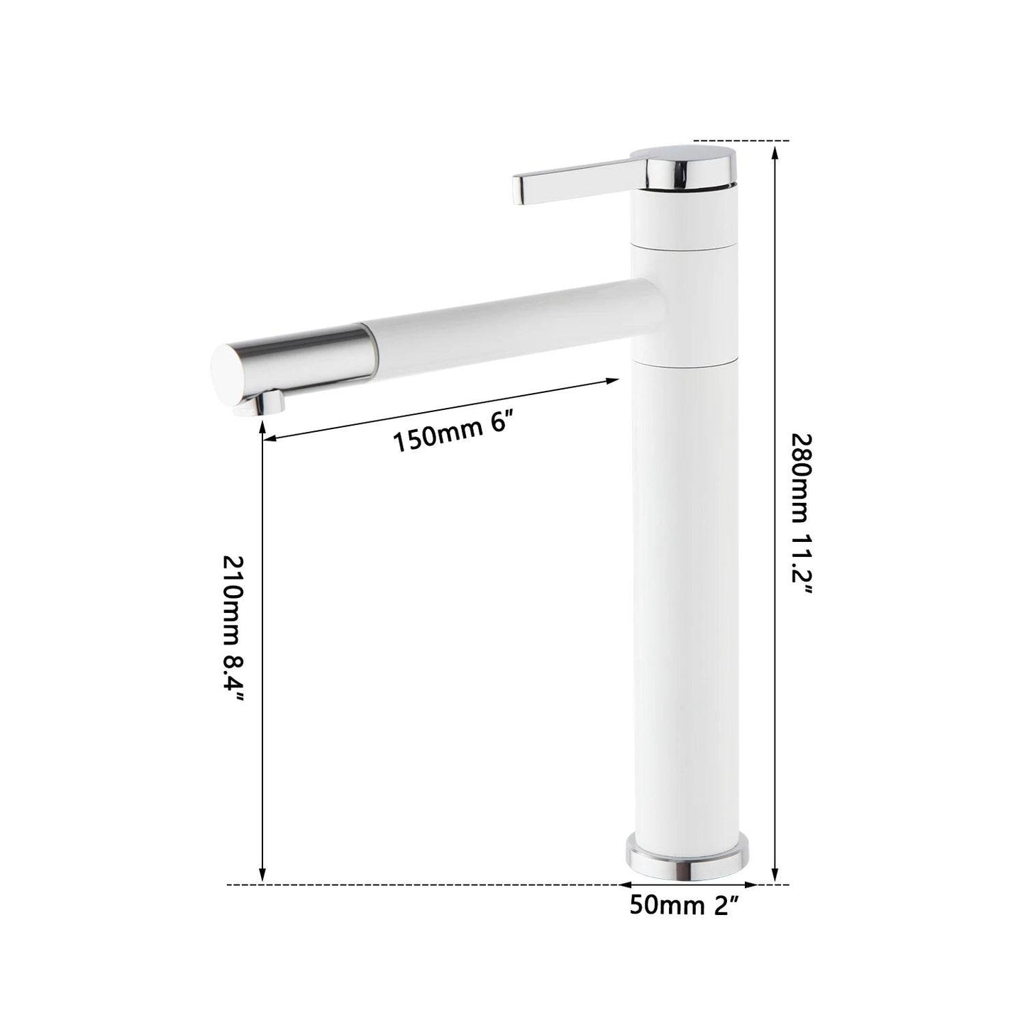 JIENI Bathroom Basin Faucet Vessel Sink - Loft&Timber
