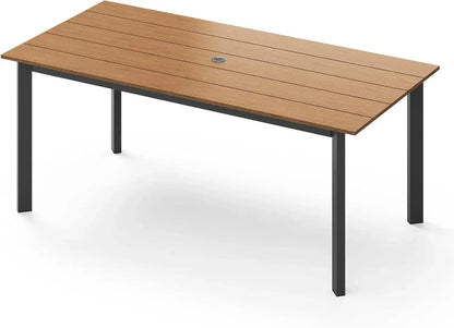 Outdoor Patio Dining Table Sets 7 Piece - Loft&Timber