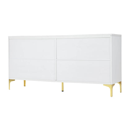 59" Creative carved 4-door Sideboard - Loft&Timber