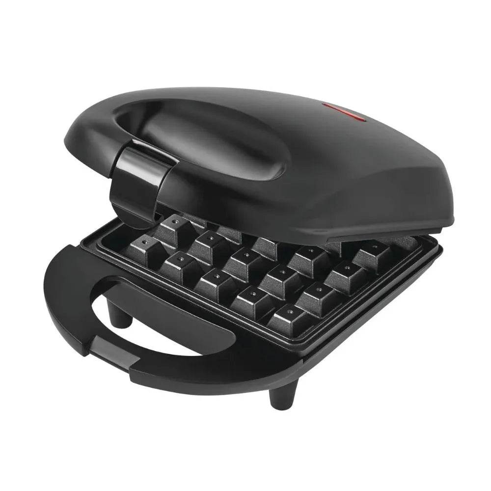 Single waffle maker, matte black, new - Loft&Timber