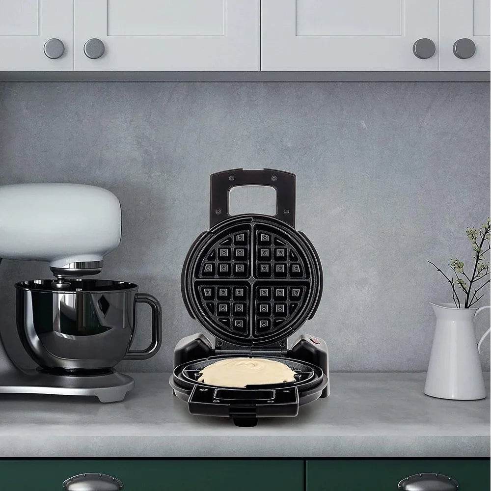 Compact Flip Waffle Maker with Non-Stick Plates - Loft&Timber
