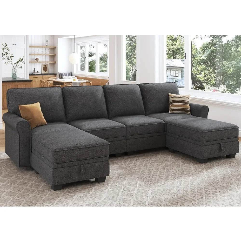 Sectional Sofa with Storage - Loft&Timber