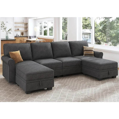 Sectional Sofa with Storage - Loft&Timber