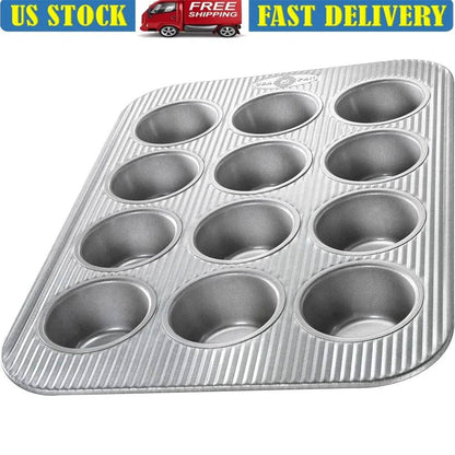 Aluminized Steel Muffin Pan 12-Well Nonstick - Loft&Timber