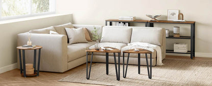 VASAGLE Nesting End Tables Set of 2 - Loft&Timber