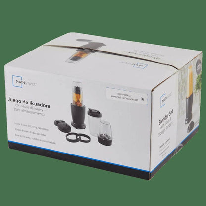 10-Piece 300W Blender Set with 3 Jars