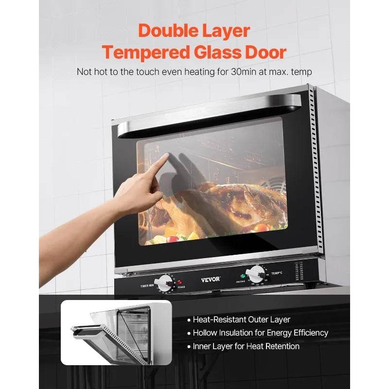 VEVOR Commercial Countertop Oven 66L - Loft&Timber