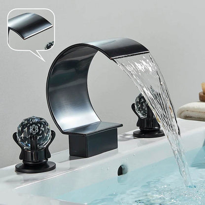 Senlesen Luxury Golden Waterfall Basin Faucet - Loft&Timber