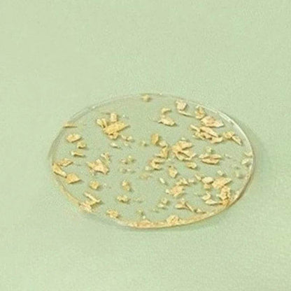 Round Resin Acrylic Gold Foil Coaster Cup - Loft&Timber