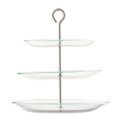 3-Tier Glass Dessert Stand - Loft&Timber