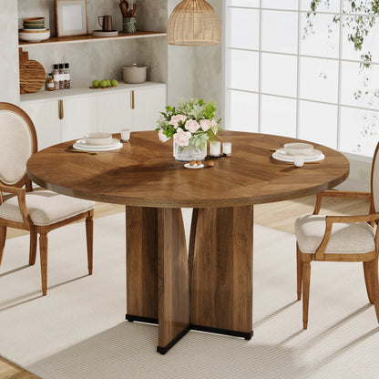 Tribesigns 39" Round Conference Table for 4 - Loft&Timber