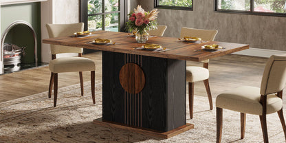Tribesigns 55" Rectangular Dining Table for 4 to 6 - Loft&Timber