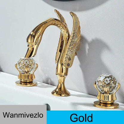 Wanmivezlo Gold Swan Basin Faucet - Loft&Timber