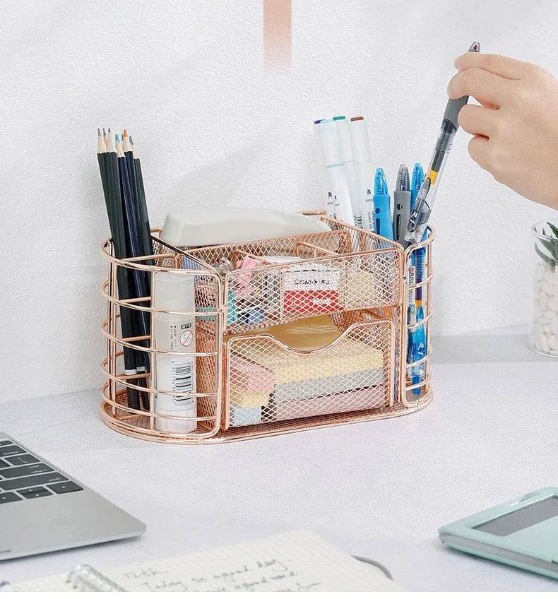 Nordic desktop metal partition drawer style - Loft&Timber