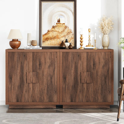 32" Sideboard Buffet Cabinet with Adjustable Shelfs - Loft&Timber