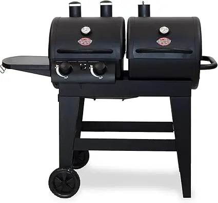 Two-Burner Propane Gas and Charcoal Combo Grill with 870 Sq. In. Cooking Area - Loft&Timber