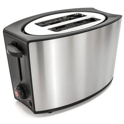 Stainless Steel 2 Slice Toaster with Extra Wide Slots Bagel Function - Loft&Timber