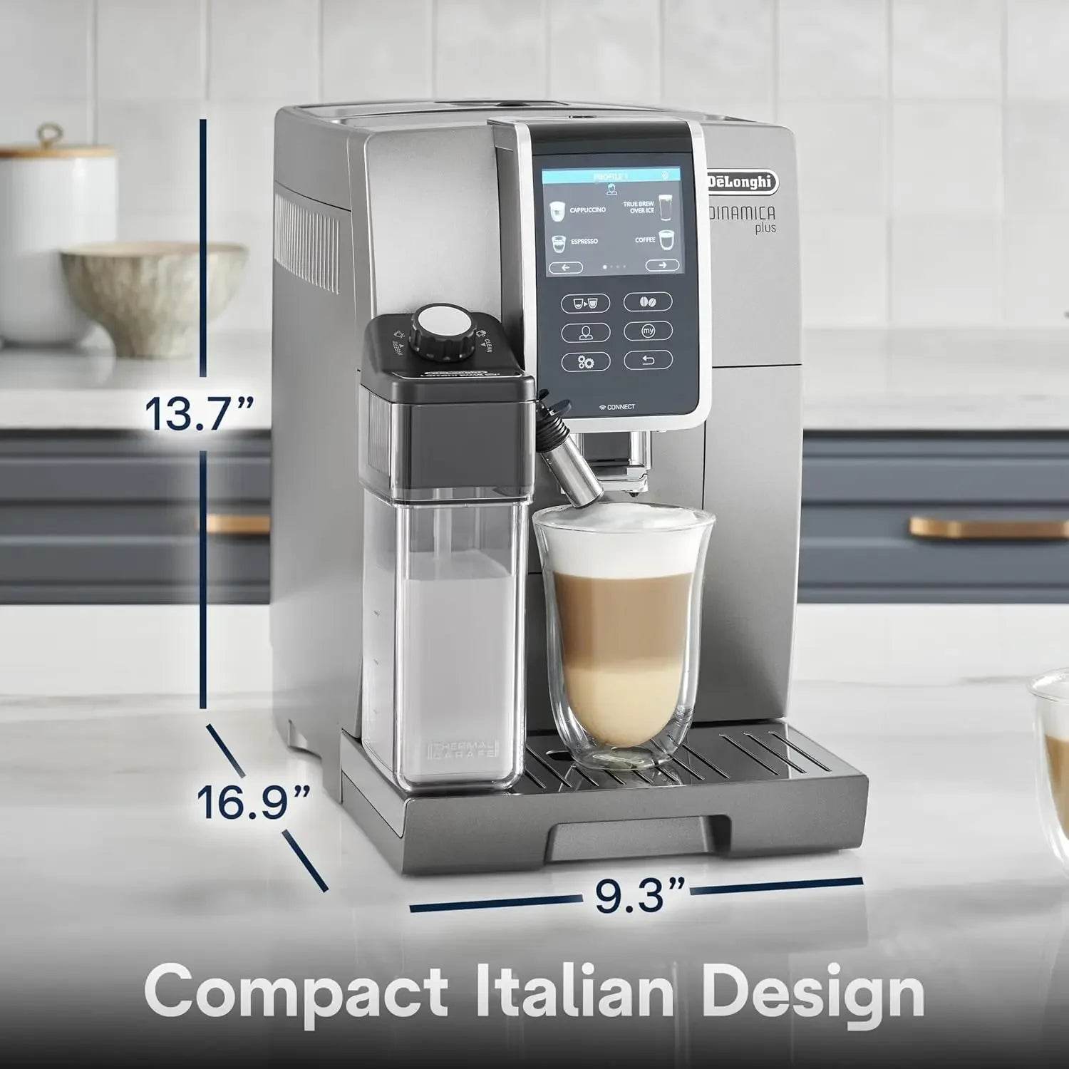 Dinamica Plus Espresso & Coffee Machine with Automatic Milk Frother - Loft&Timber