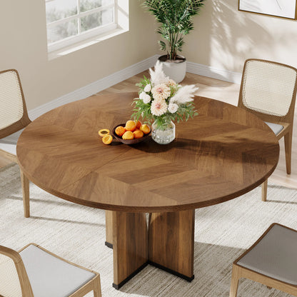 Tribesigns 39" Round Conference Table for 4 - Loft&Timber