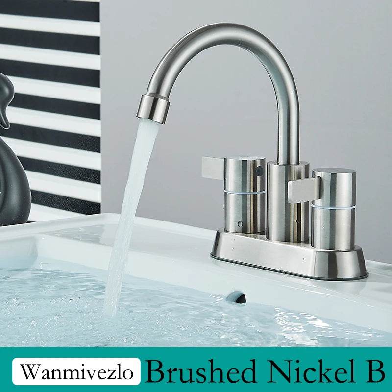 Wanmivezlo Integrated Basin Brass Sink Faucet - Loft&Timber