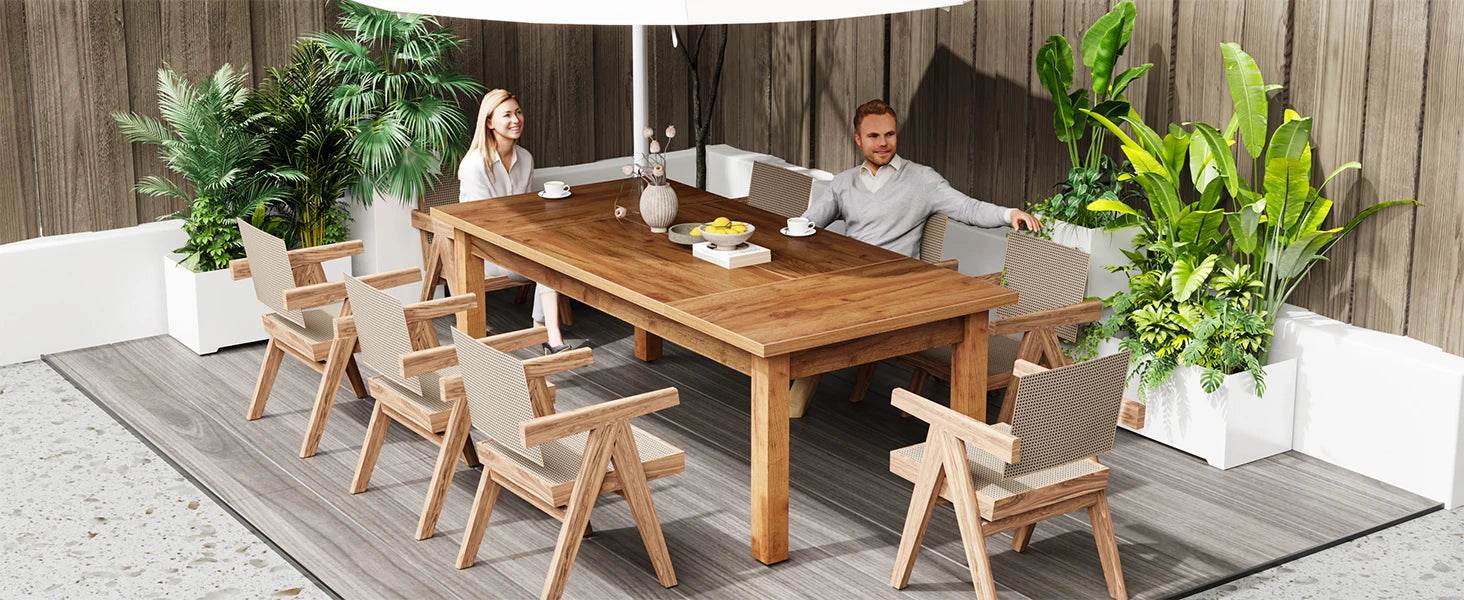 Farmhouse Dining Table for 6-8 - Loft&Timber