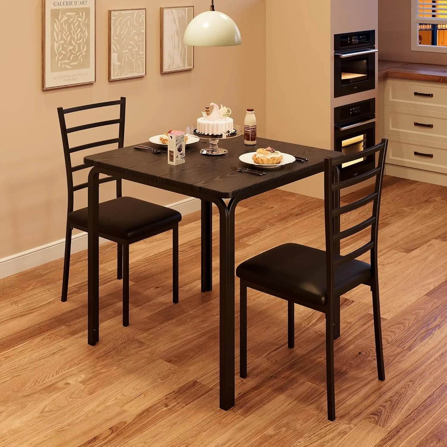 Dining Table for 2 Space Saving Dining Table Set - Loft&Timber