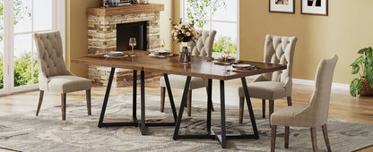Tribesigns Square Dining Table for 4, 31.5" - Loft&Timber