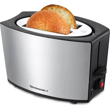 Extra Wide 2 Slice Toaster with 1.25 Inch Slots