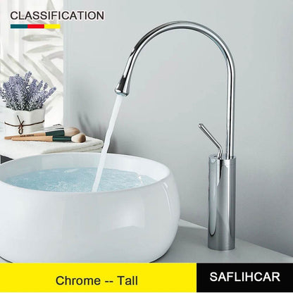 Brushed Gold Basin Faucet - Loft&Timber