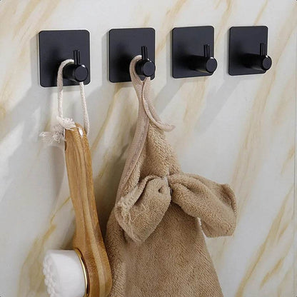 Black Wall Hooks Waterproof Stainless Steel - Loft&Timber
