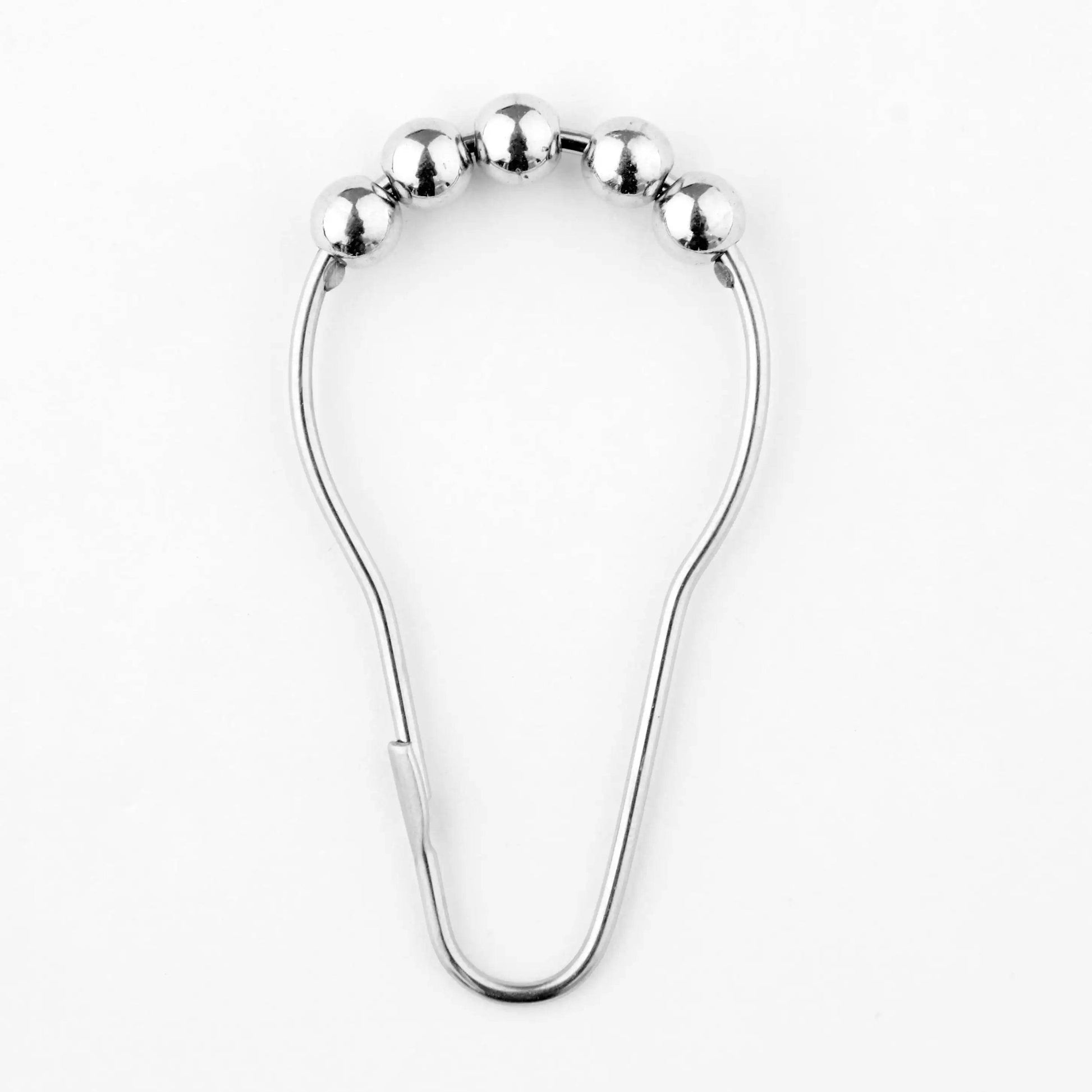 Contemporary Gray Paris Geometric Polyester Shower Curtain Set, 70 in x 72 in - Loft&Timber