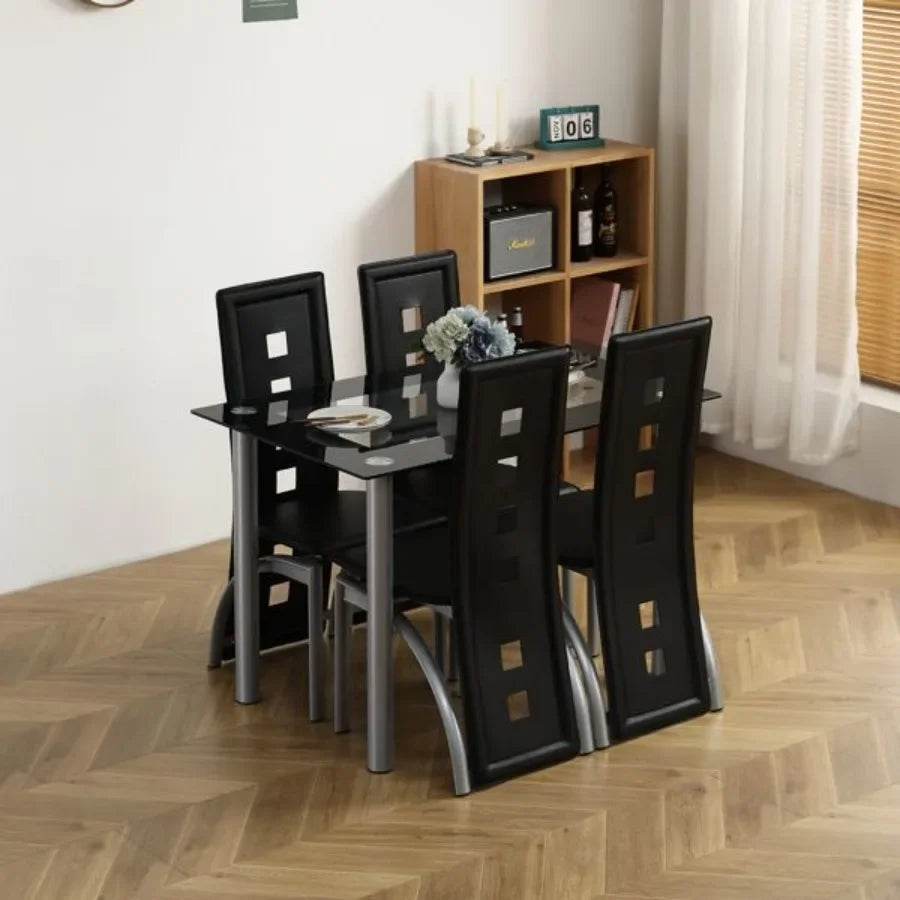 5 Pieces Dining Table - Loft&Timber