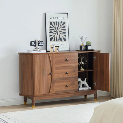 55" Sideboard Buffet Cabinet with Storage - Loft&Timber