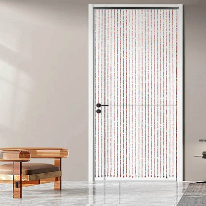 27 PCs Door Beaded Curtain, Bamboo Wooden Beaded - Loft&Timber