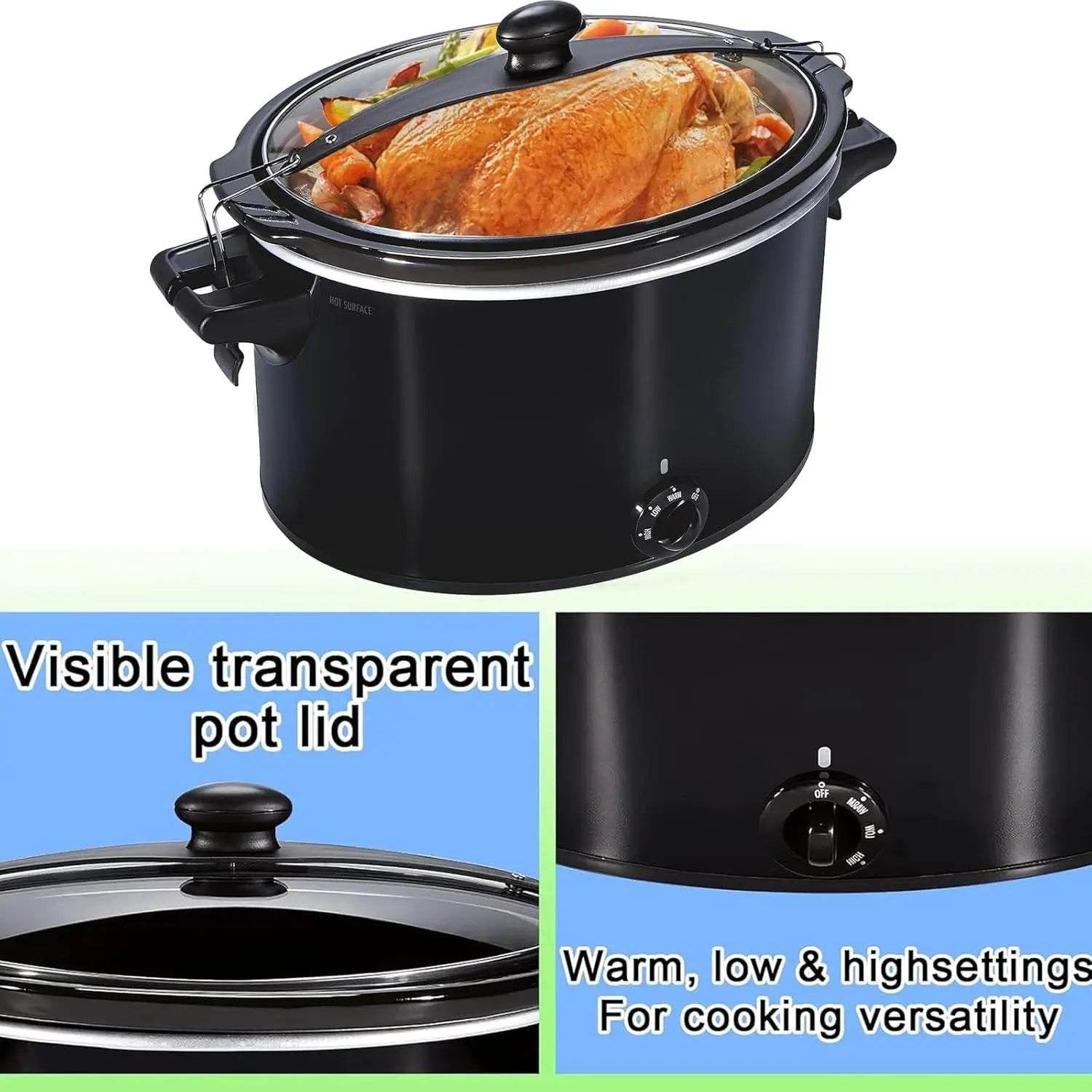Extra Large 10 Quart Slow Cooker - Loft&Timber