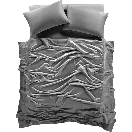 100% Supima Cotton Sheets 600 Thread Count,Bed Sheet Set King Size Sheets 4 Pieces - Loft&Timber