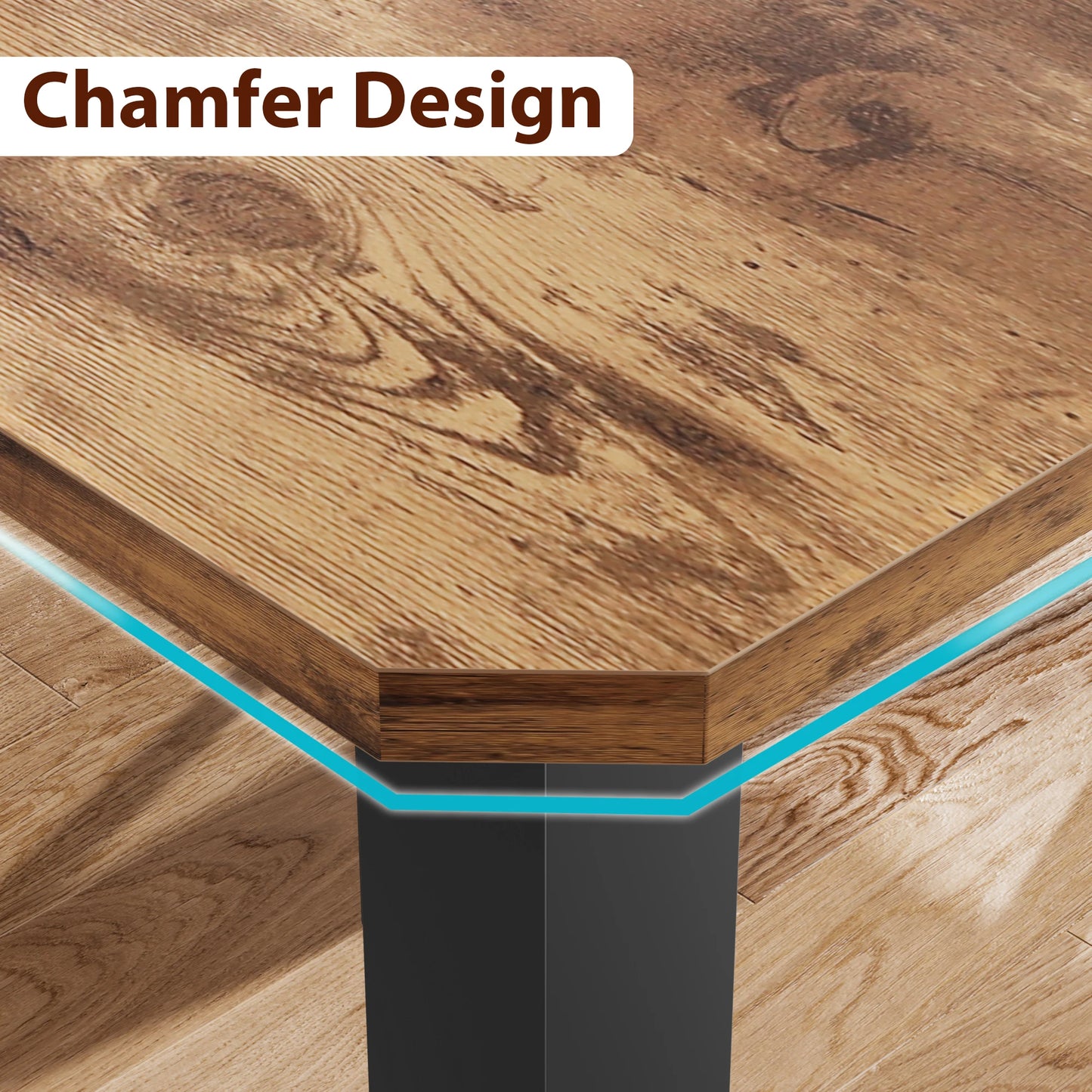 Dining Table for 6-8 People, 78" - Loft&Timber