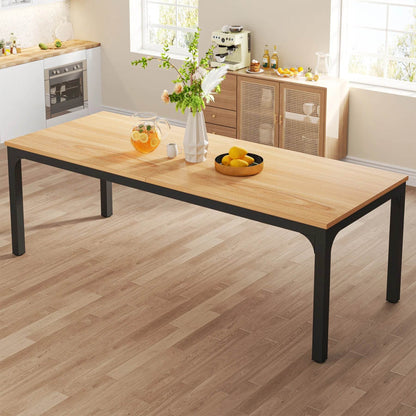 Tribesigns Dining Table for 6-8 People, 200cm - Loft&Timber