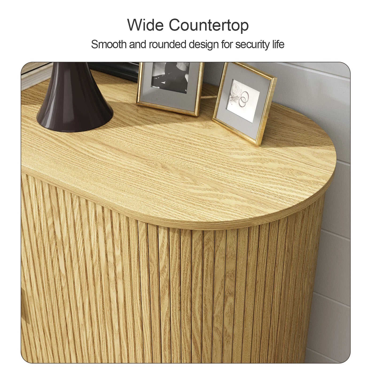 40" Sideboard Buffet Cabinet with Storage - Loft&Timber