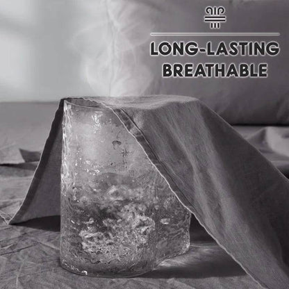 100% French Pure Linen Sheets, Breathable and Durable Line Queen Size Sheets - Loft&Timber