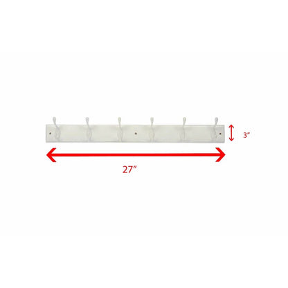 6 Hook 27 inch Hook Board - Loft&Timber