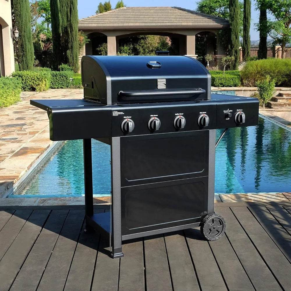 Kenmore 4-Burner Propane Gas Grill with Side Burner - Loft&Timber